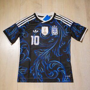 2026 Adidas AFA Argentina Messi FIFA World Cup Away Kit / Jersey, Kids, MEDIUM